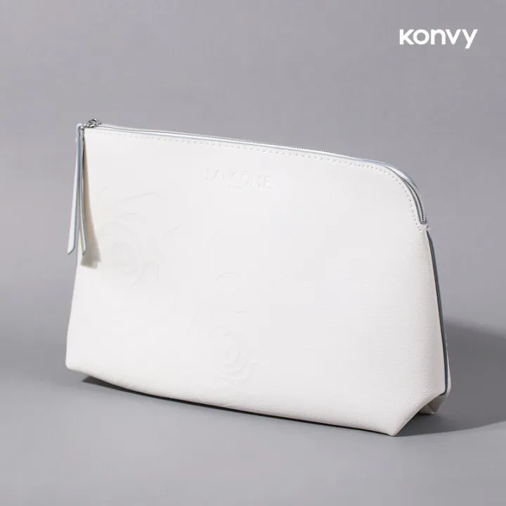 lancome-leather-medium-bag-white-ลังโคม-กระเป๋าหนังขนาดกลางสีขาวเรียบหรู