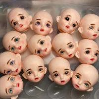 16 BJD Doll Head With 3D Eyes Doll Accessories Change Makeup BJD Doll Parts Toys Creativity Kids For Girls Collection Gift