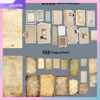 YESMILE 180PCS หลากสี สติกเกอร์ติดผนัง พีวีซีพีวีซี สติกเกอร์สมุดติดรูป สติ๊กเกอร์ป้ายวินเทจ กระดาษสมุดติดรูป ดีไอวาย