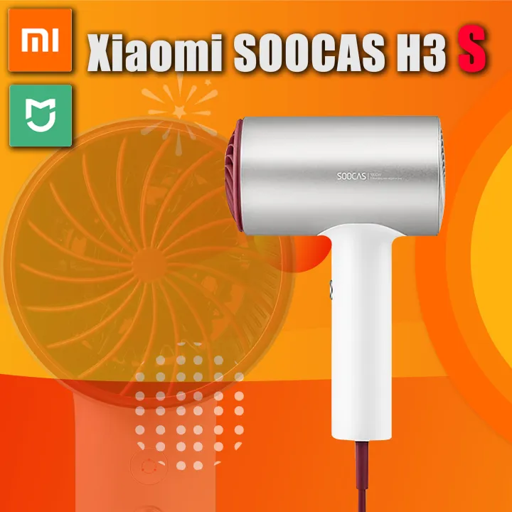 SOOCAS H3S Negative Ion Hair Dryer 1800W Professional Blow Dryer ...