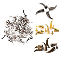 100Pcs Cat Claw Chili-Like Spots Cone Leathercraft Rivet Studs Punk Spike Screwback หนัง Rivets