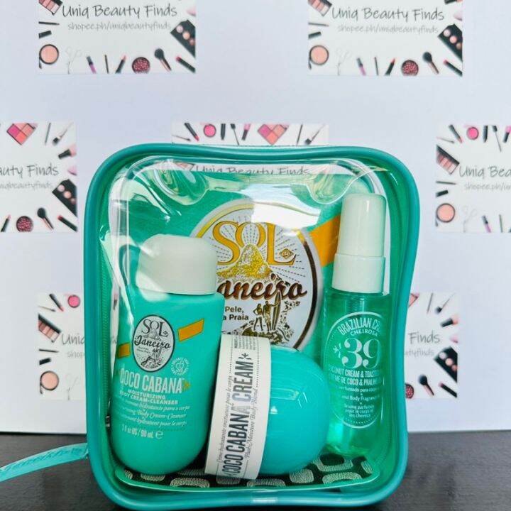 Authentic On Hand Sol de Janeiro Travel Set Coco Cabana Cream Fragrance ...