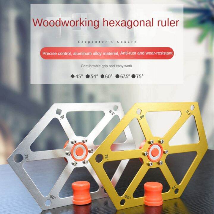 angle-ruler-cutting-machine-table-saw-angle-adjustment-with-magnetic-aluminum-alloy-hexagonal-ruler