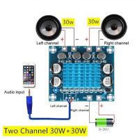 แผงเครื่องขยายเสียง TPA3110 XH-A232 30W + 30W 2.0ช่องคลาส D เสียงสเตอริโอดิจิตอล DC 8-26V 3A สำหรับลำโพงทีวีบ้าน