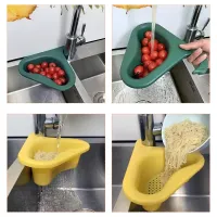 Kitchen Sink Leftover Soup Filter Rack Multi-function Hanging Swan Drain Basket Organization Storage Free Shipping Kitchen Tools Colanders Food Strain