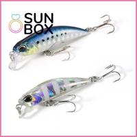 SUN BOX หลากสี Tackle มีประโยชน์ กลางแจ้ง เบ็ดตกปลา ตกปลาในฤดูหนาว Minnow Lures เหยื่อ Minnow จม