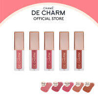 DE CHARM Everlasting SENSUAL Velvet Lip Color ลิปเวลเวท คัลเลอร์เนื้อบางเบา ติดทนยาวนานกว่า 8 ชม.  มี 5 สี ประเทศเกาหลี