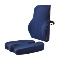 ▨✜♞ Memory Foam Seat Cushion Orthopedic Pillow Coccyx Office Chair Cushion Support Waist Back Pillow Car Seat Hip Massage Pad Sets