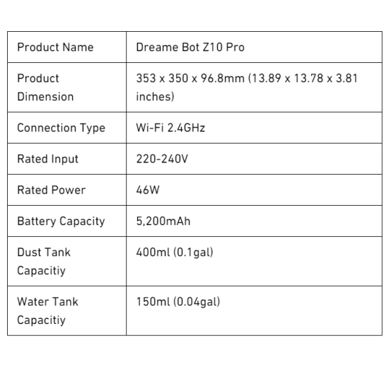 Robot hút bụi lau nhà thông minh dreame bot z10 pro - lực hút 4000pa - ảnh sản phẩm 5