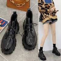 COD dsdgfhgfsdsss Martin boots womens thick bottom catwalk ins same thick bottom college style British short boots women