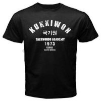 เสื้อยืดสำหรับบุรุษแบบใหม่ Kukkiwon กันรอยขีดข่วนเสื้อยืดสีดำผู้ชายกำหนดเองเสื้อยืดผ้าฝ้าย100ใหม่เสื้อยืดผ้าฝ้าย