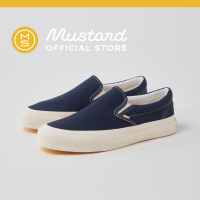 Mustard Sneakers Slip On 2.0 Navy รองเท้าผ้าใบ