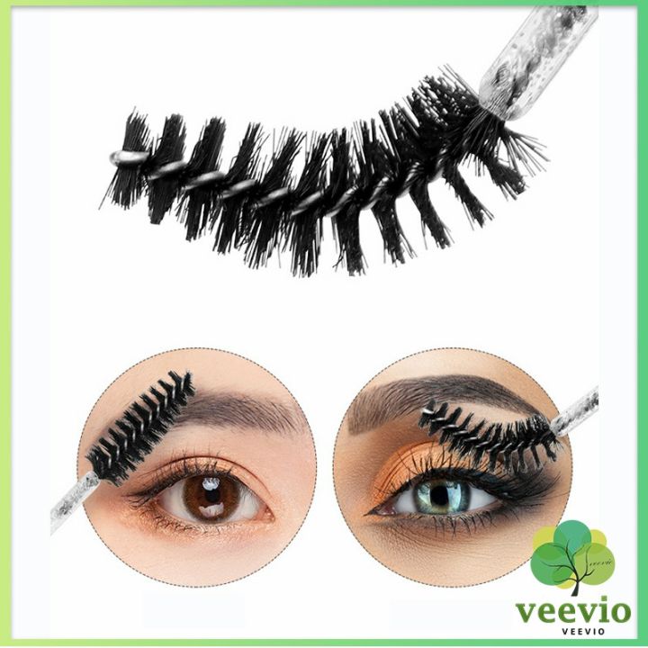 veevio-แปรงปัดขนตา-แบบใช้ครั้งเดียว-แปรงปัดขนคิ้ว-แปรงปัดมาสคาร่า-eyelash-brush