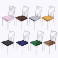 bling decoration velvet seat cover chair slipcover for dining room chair protector chair cover elastic solid stretch chair cover