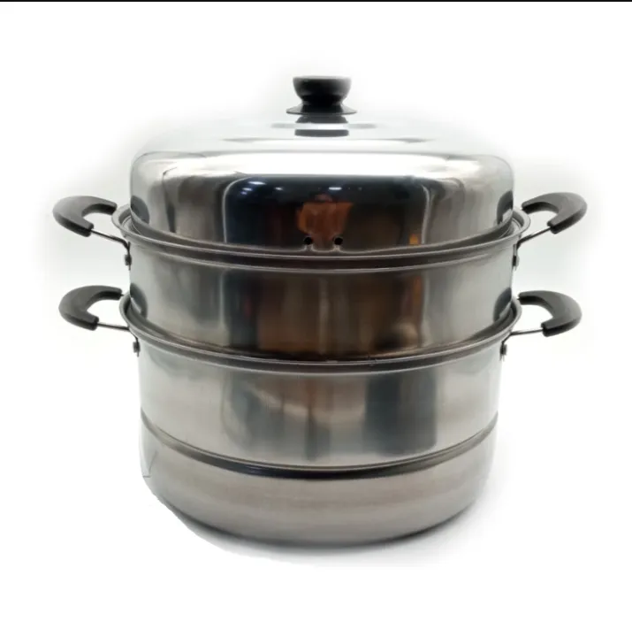 TC Original 3 Layers Steamer for Puto 3 Layer Siomai Steamer Stainless