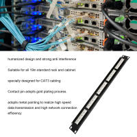 CAT3แผงกระจายสายไฟ RJ11ผ่าน Coupler 25พอร์ตป้องกันสัญญาณรบกวนสำหรับสายเคเบิล