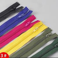 10 PCS 3 # Nylon Zippers Close End Auto Lock Single Sliders For Sewing Trousers Zipper Repair Luggage Bags Accessories Door Hardware Locks Fabric Mate