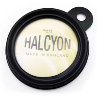 ป้ายวงกลม ป้ายภาษี Halcyon No.272 สีดำ ของแท้ จากอังกฤษ made in england