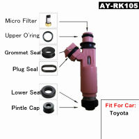 40เซ็ตหัวฉีดน้ำมันเชื้อเพลิงชุดซ่อมชุดบริการสำหรับโตโยต้าเล็กซัส RX300 ES330 OEM 23250-20030 23209-20030 23. 250-0A020 23209-0A020