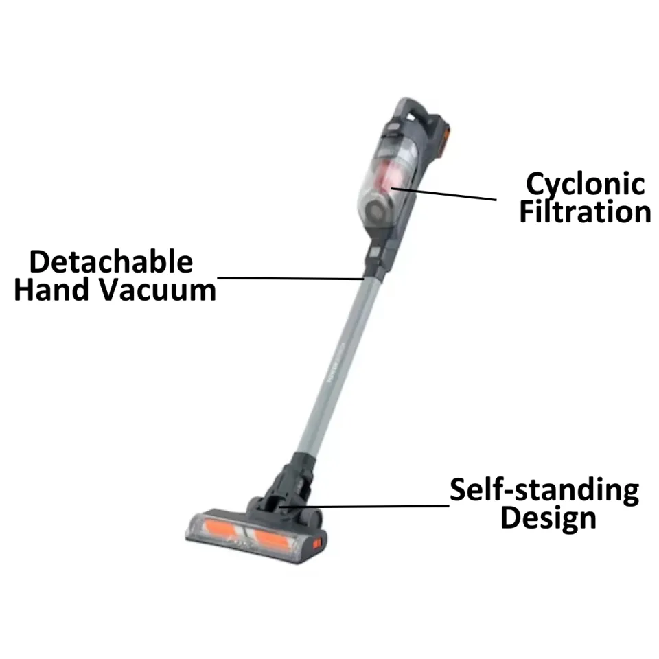 Black and Decker Avenger 1.5 Cordless Stick Vacuum 18V Removable