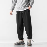 Ready Sweatpants loose middle- pants men The spring and autumn period and the new men loose 2021 sports trousers slacks who smoke strand foot trousers leisure fashion mens wear