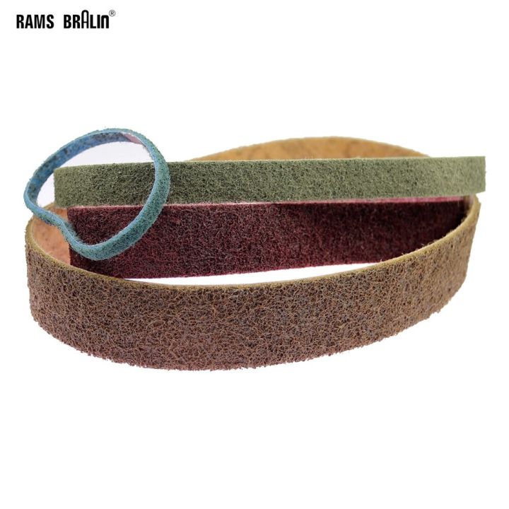 1-piece-non-woven-nylon-abrasive-sanding-belt-very-coarse-grinding-to-fine-polishing