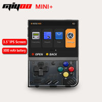 MIYOO Mini Plus Portable R Handheld Game Console 3.5นิ้ว IPS HD Screen Children S Gift Linux System Classic Gaming Emulator