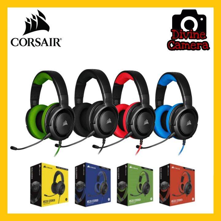 Corsair HS35 Stereo Gaming Headset Lazada