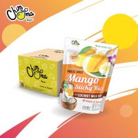 ข้าวเหนียวมะม่วงพร้อมดิปกะทิ 50กรัม (24ซอง/1ลัง) / Freeze-Dried Mango Sticky Rice with Coconut Milk Dip 50g (24Bags/1Carton) (ยี่ห้อ ชิมมะ, Chimma Brand)