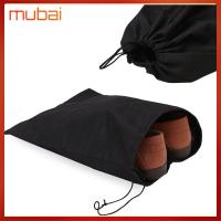 MUBAI 5 PCS การท่องเที่ยว แบบพกพา พกกระสอบ กระเป๋ารองเท้า กระเป๋าเก็บของ สายรัด คอนเทนเนอร์กันรอย