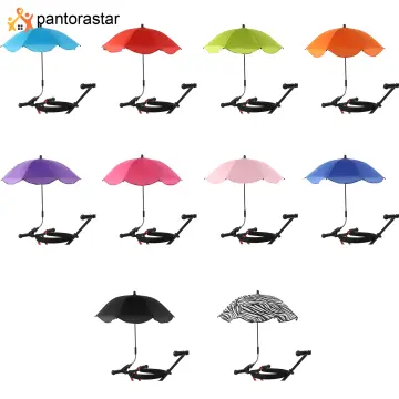 Chair Umbrella Clamp On Sun Shade Camping Pram Stroller Wheelchair Picnic  Beach