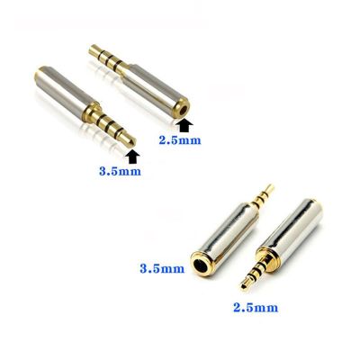 3.5mm to 2.5mm / 2.5 mm to 3.5 mm Adapter Converter Stereo Audio Headphone Jack High Quality T1
