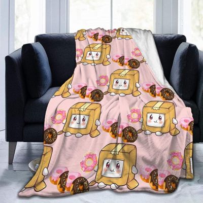 [BF Style Blanket] Lankybox Boxy Foxy Merch Stylish Soft Cozy Blankets for Kids Boys and Girls