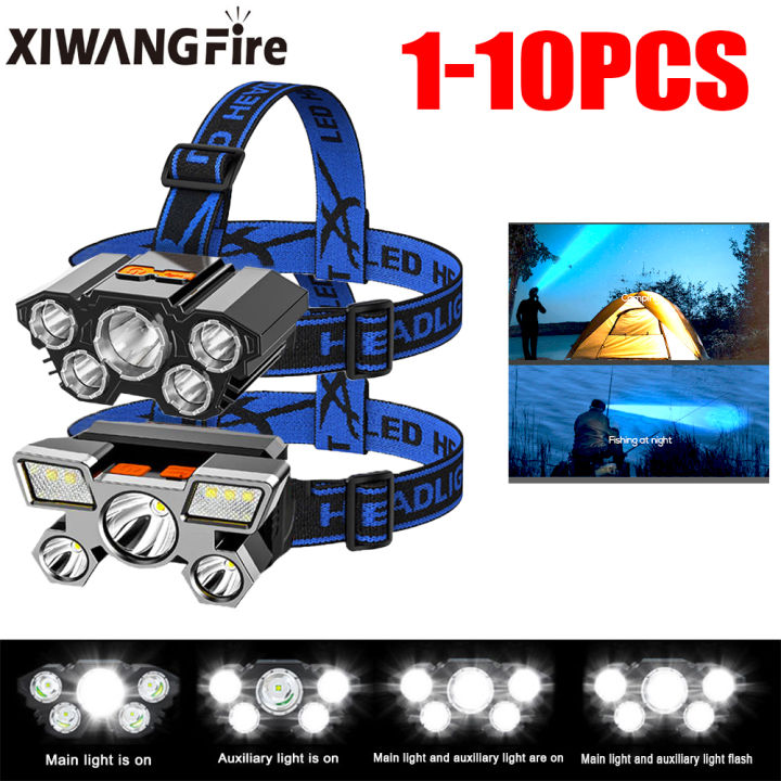 5led-with-built-in-18650-battery-usb-rechargeable-portable-flashlight-lantern-torch-headlamp-outdoor-camping-headlight-fishing