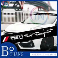 Bochang TRD สติกเกอร์สะท้อนแสงโตโยต้าสติ๊กเกอร์ติดกระจกหน้า (เครื่องมือฟรี) A-1