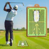 【YF】 Golf Training Mat for Swing Detection Batting Clearly Shows Impact Traces Mini Portable Aid Equipment Tools