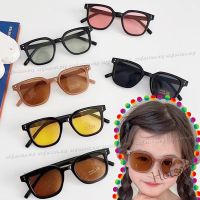 【hot sale】✤❈ D03 Korea Fashion Candy Color Cute Glasses Baby Childrens Personalized Edition Square Large Iridescence Sunglasses For Kids Shade For Boy Girl