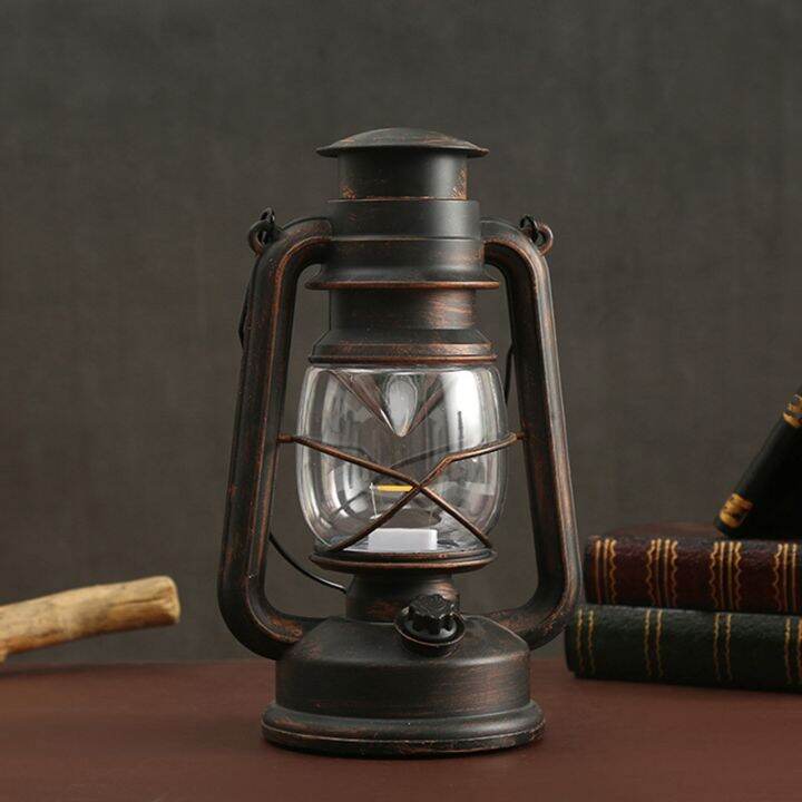 25cm-iron-antique-bronze-oil-lanterns-cover-portable-outdoor-camping-lamp-leak-proof-seal-lights