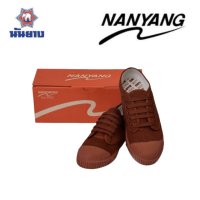 Nanyang รองเท้านักเรียน นันยาง สีน้ำตาล ครบทุกขนาด size 28-49 รองเท้าผ้าใบนักเรียน รองเท้านันยาง *ออกบิลเบิกโรงเรียนได้*