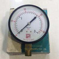 เกจวัดความดัน Pressure Gague แสดงค่า 2 หน่วย 40PSI และ 3kg / cm² ขนาดเกลียวนิ้ว (PT) 3/8