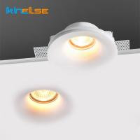 Recessed Gypsum Downlight Ceiling Lamp GU10 LED Anti-Glare Embedded Borderless Spotlight Living Room Bedroom Aisle Home Lighting  by Hs2023