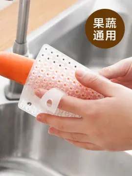 Multifunctional washing brush for fruit and vegetable, can be bent