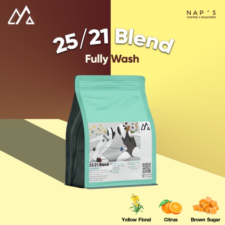 napscoffee-เมล็ดกาแฟลาวผสมปางขอนคั่วกลาง-25-21-house-blend-200g