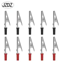 Jzdz 10ชิ้นคลิปจระเข้จระเข้ตัวหนีบสายไฟคลิปสำหรับ4มม. กล้วยแจ็คทดสอบ Prode Diy เครื่องมือไฟฟ้า J.60007