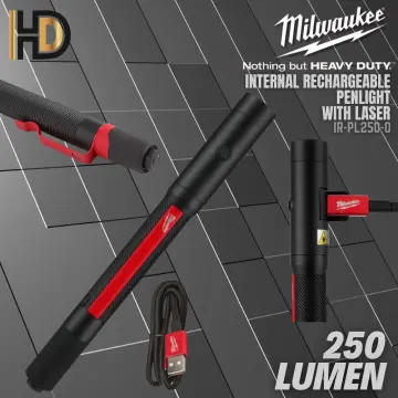 Milwaukee 250 Lumens Internal Rechargeable Penlight with Laser