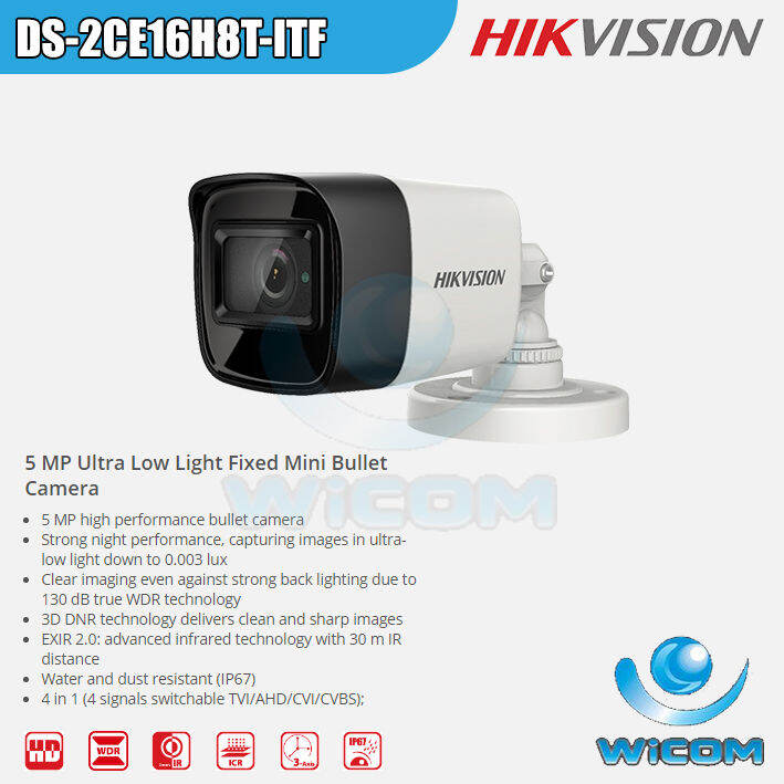 Hikvision Analog CAMERA 5MP DS-2CE16H8T-ITF CCTV | Lazada Indonesia