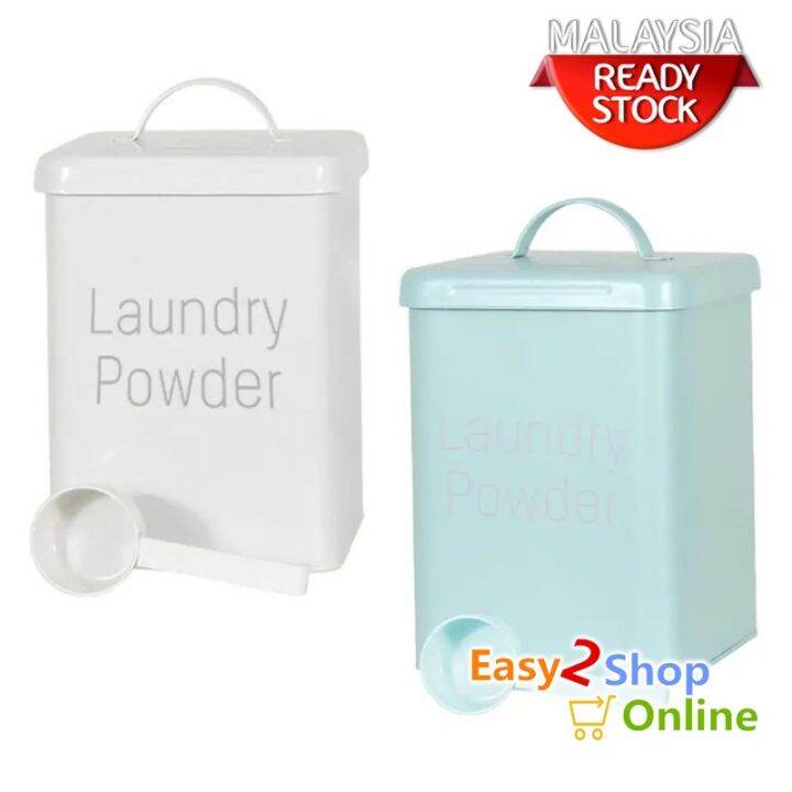 online Detergent storage box with lid and scoop Multipurpose