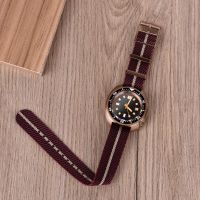 2023 ☽∈ Tali Jam Tangan Nilon Kualitas Premium 20Mm 22Mm untuk Pengganti Gelang Jam Tangan Mewah Universal Kanvas Omega Rolex Tudor Huawei