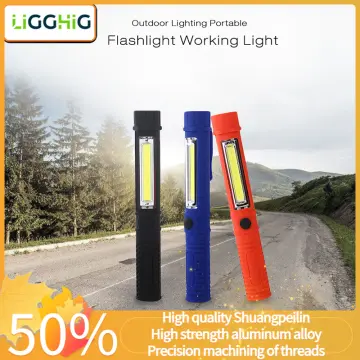 Portable Mini Light Working Inspection light COB LED Multifunction  Maintenance flashlight Hand Torch lamp With Magnet AAA