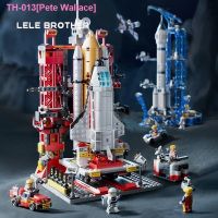 ₪♛ Pete Wallace Compatible with lego assembled space rocket puzzle boy children benefit intelligence development toys gifts